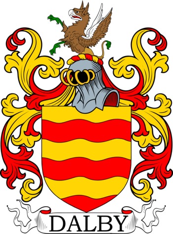 DALBY family crest DALBY family crest