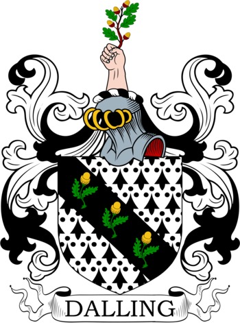 DALLING family crest DALLING family crest
