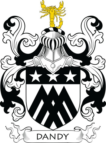 DANDY family crest DANDY family crest