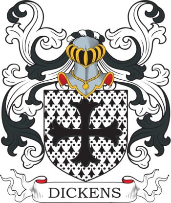 DICKENS family crest DICKENS family crest