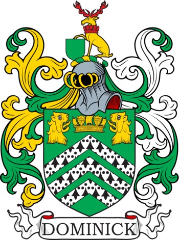 DOMINICK family crest DOMINICK family crest