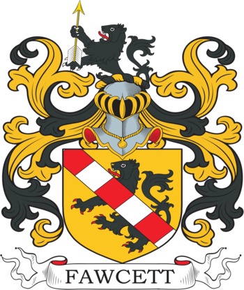 FAWCETT family crest FAWCETT family crest