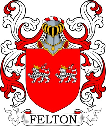FELTON family crest FELTON family crest