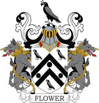 FLOWER family crest FLOWER family crest