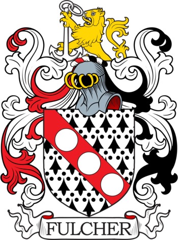 FULCHER family crest FULCHER family crest