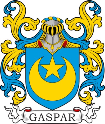 GASPAR family crest GASPAR family crest