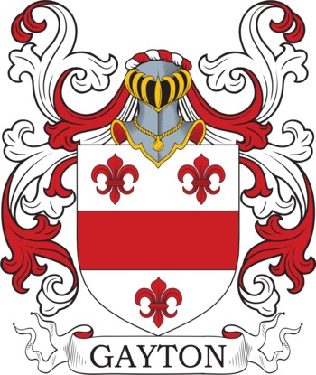 GAYTON family crest GAYTON family crest