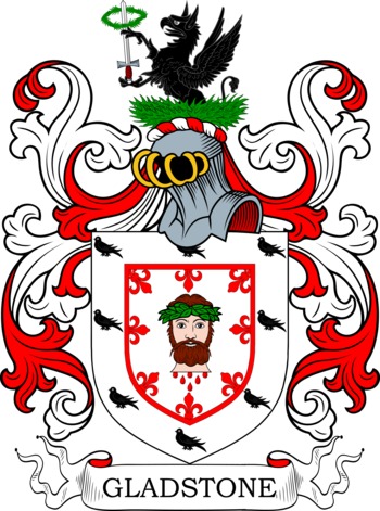 GLADSTONE family crest GLADSTONE family crest