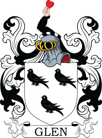 GLEN family crest GLEN family crest