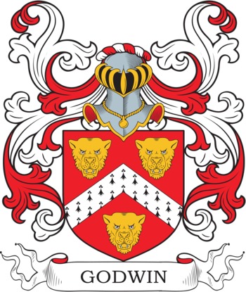 GODWIN family crest GODWIN family crest