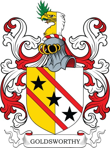 GOLDSWORTHY family crest GOLDSWORTHY family crest