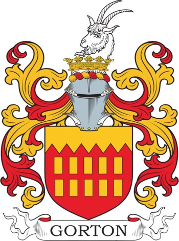 GORTON family crest GORTON family crest