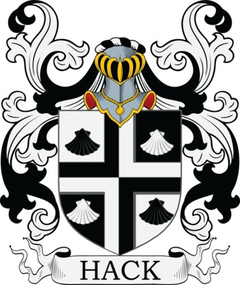 HACK family crest HACK family crest