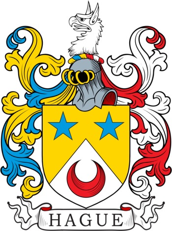 HAGUE family crest HAGUE family crest
