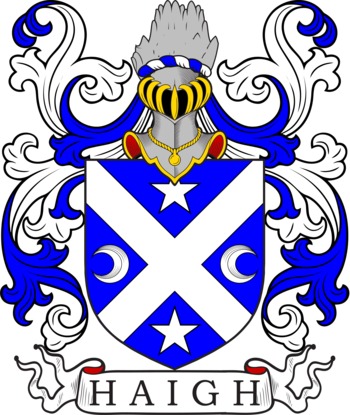 HAIGH family crest HAIGH family crest