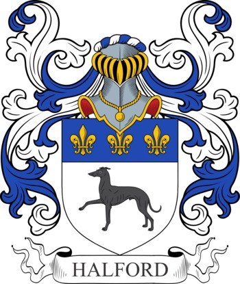 HALFORD family crest HALFORD family crest