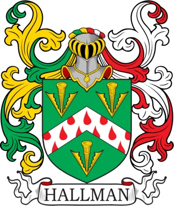 HALLMAN family crest HALLMAN family crest