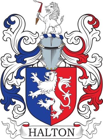 HALTON family crest HALTON family crest