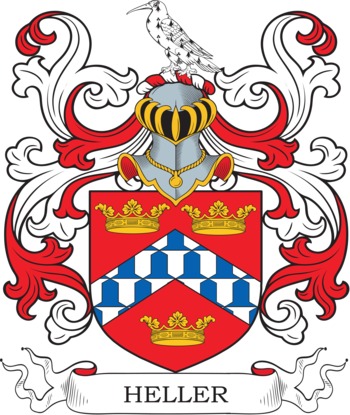 HELLER family crest HELLER family crest
