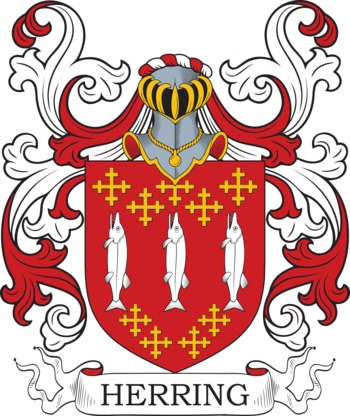 HERRING family crest HERRING family crest