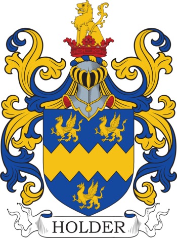 HOLDER family crest HOLDER family crest