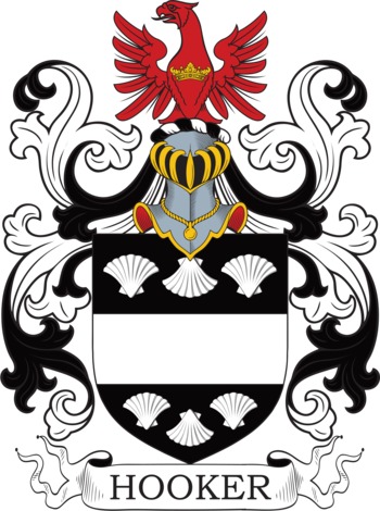 HOOKER family crest HOOKER family crest