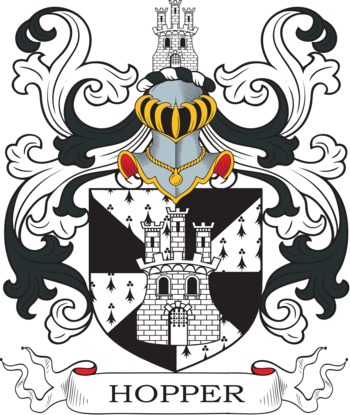 HOPPER family crest HOPPER family crest