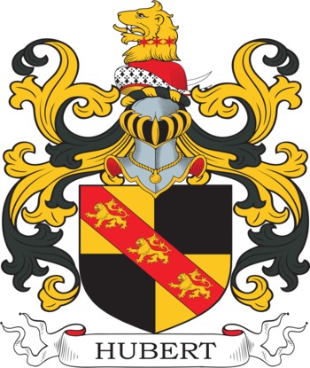 HUBERT family crest HUBERT family crest