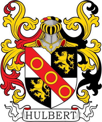 HULBERT family crest HULBERT family crest