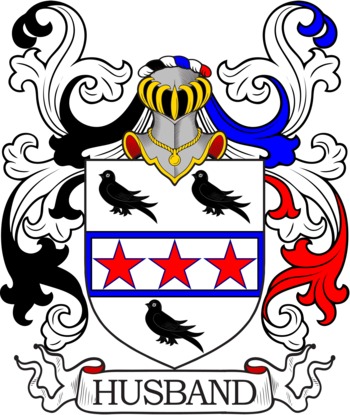 HUSBAND family crest HUSBAND family crest