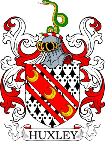 HUXLEY family crest HUXLEY family crest