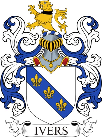 IVERS family crest IVERS family crest