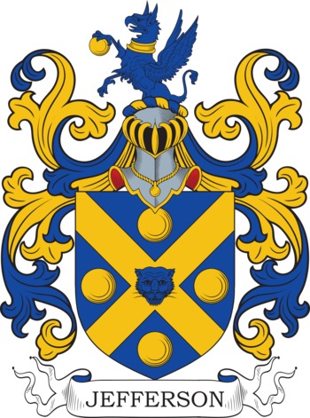 JEFFERSON family crest JEFFERSON family crest