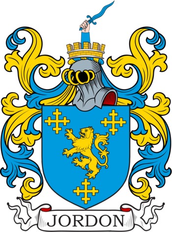 JORDON family crest JORDON family crest