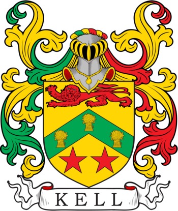 KELL family crest KELL family crest