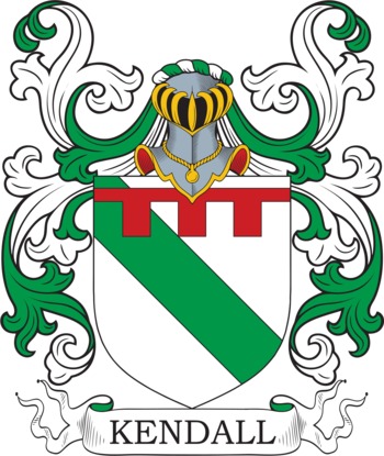 KENDALL family crest KENDALL family crest