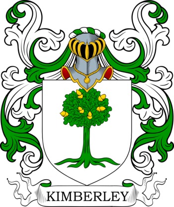 KIMBERLEY family crest KIMBERLEY family crest