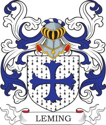 LEMING family crest LEMING family crest