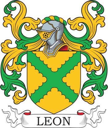 LEON family crest LEON family crest