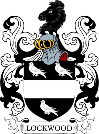 LOCKWOOD family crest LOCKWOOD family crest