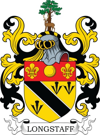 LONGSTAFF family crest LONGSTAFF family crest