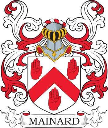 MAINARD family crest MAINARD family crest
