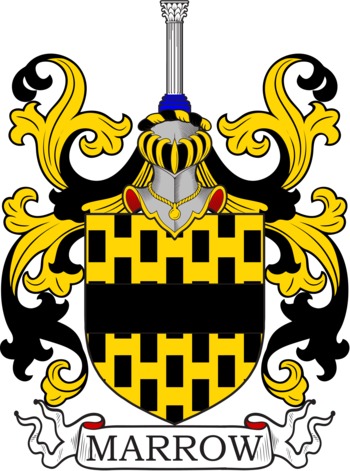 MARROW family crest MARROW family crest