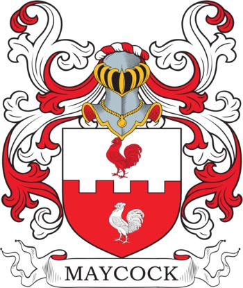 MAYCOCK family crest MAYCOCK family crest