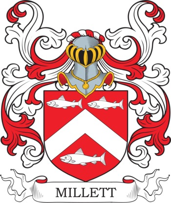 MILLETT family crest MILLETT family crest