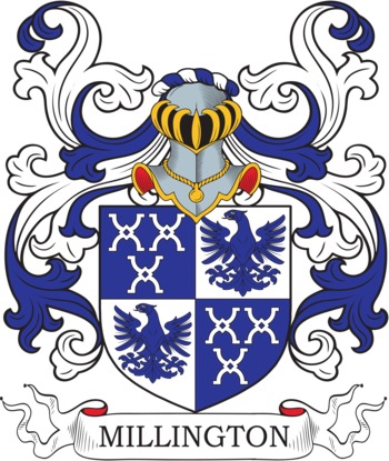 MILLINGTON family crest MILLINGTON family crest