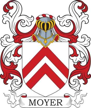 MOYER family crest MOYER family crest