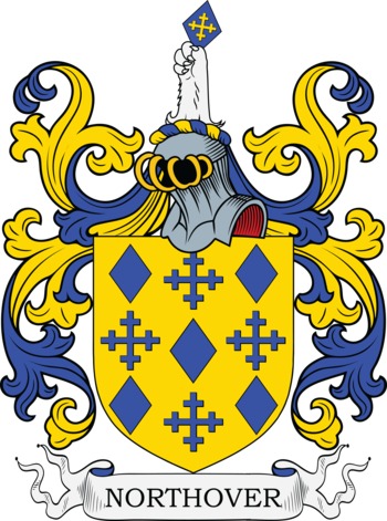 NORTHOVER family crest NORTHOVER family crest