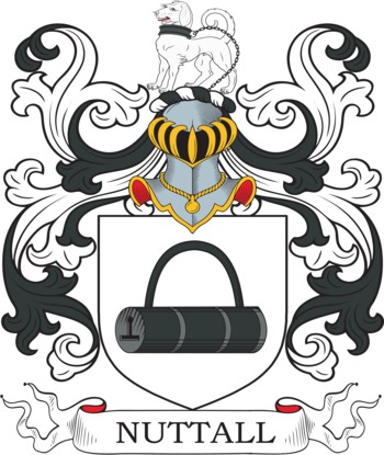 NUTTALL family crest NUTTALL family crest