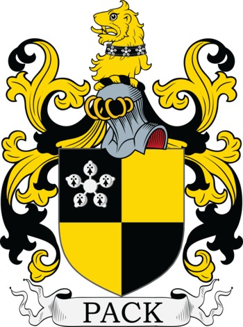 PACK family crest PACK family crest